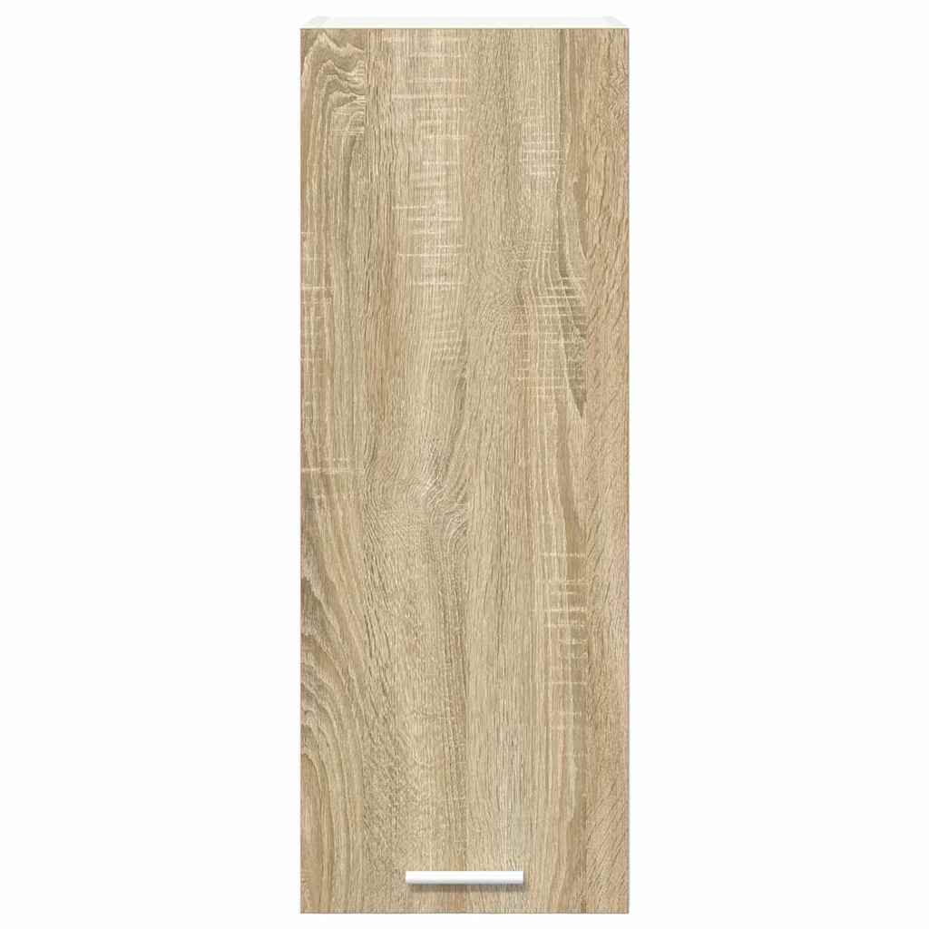 Hängeschrank Sonoma-Eiche und Weiß 30 x 31 x 80 cm
