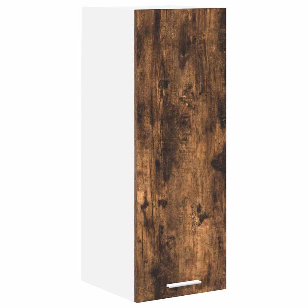 Hängeschrank Geräucherte Eiche und Weiß 30 x 31 x 80 cm