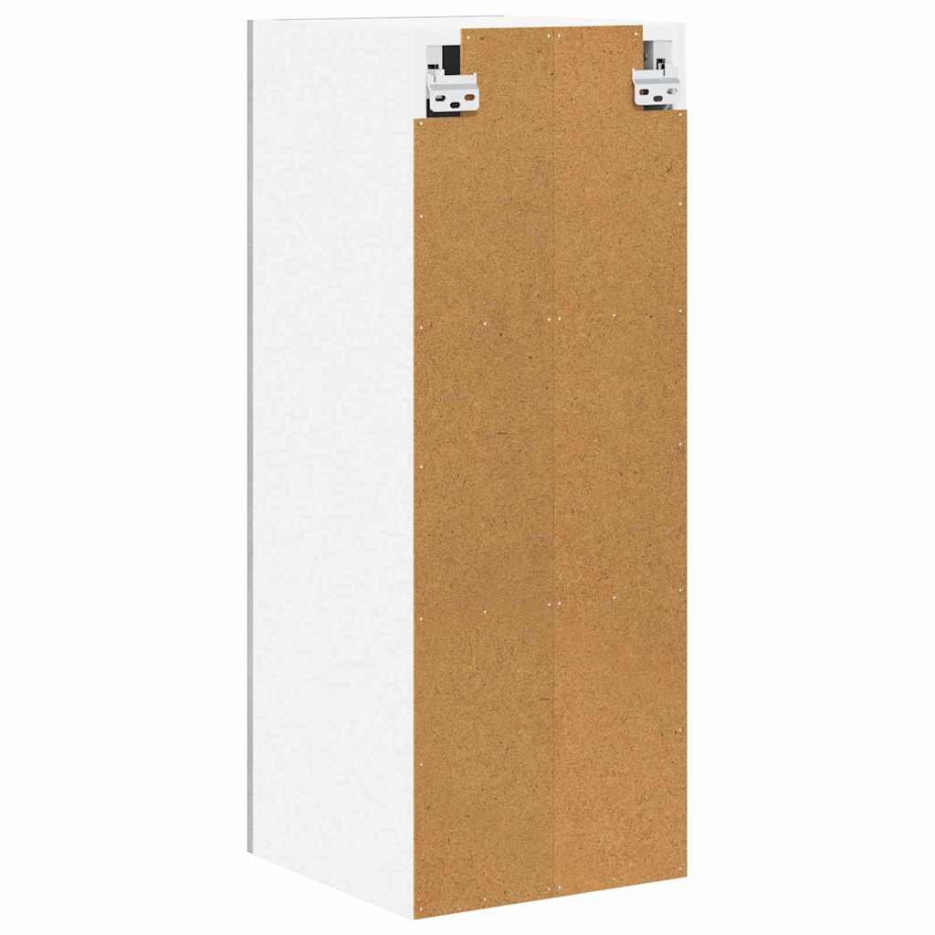 Hängeschrank Grau Sonoma und Weiß 30 x 31 x 80 cm Holzwerkstoff