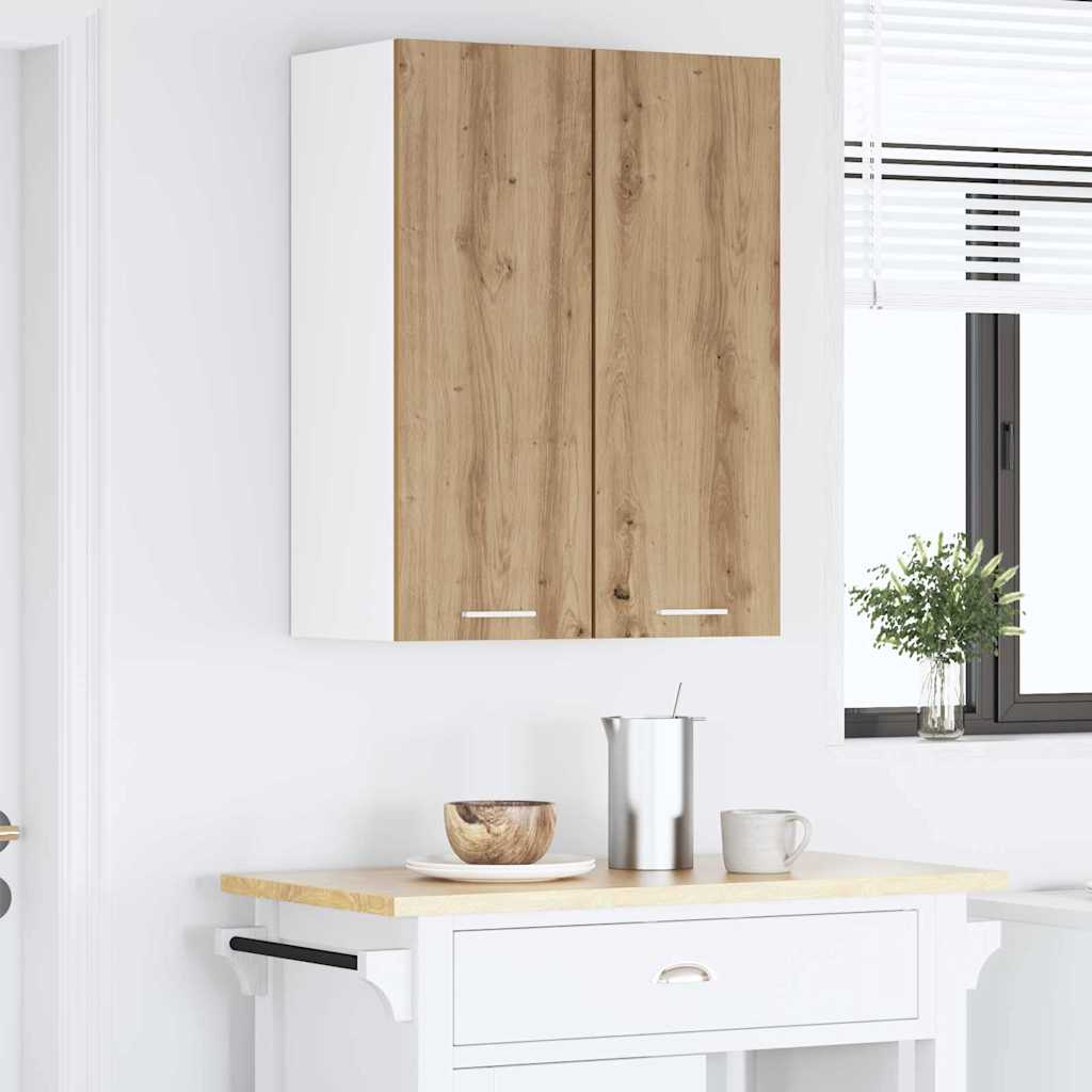Hängeschrank Artisan-Eiche und Weiß 30 x 31 x 80 cm