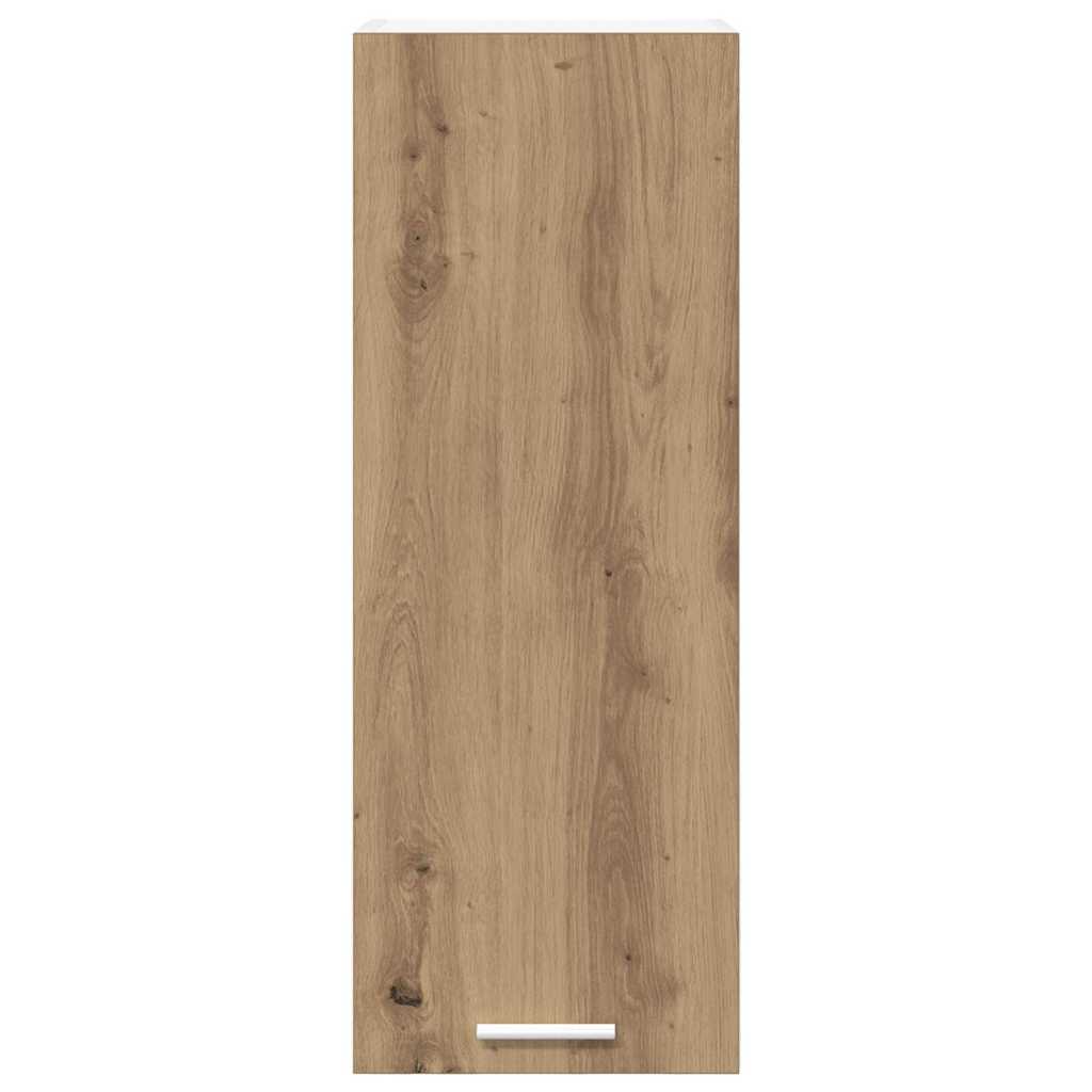 Hängeschrank 2 stk. Artisan-Eiche und Weiß Holzwerkstoff