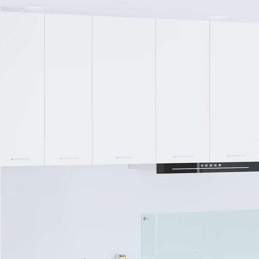 Hängeschrank mit Regal Riga Weiß 40 x 31 x 80 cm Holzwerkstoff