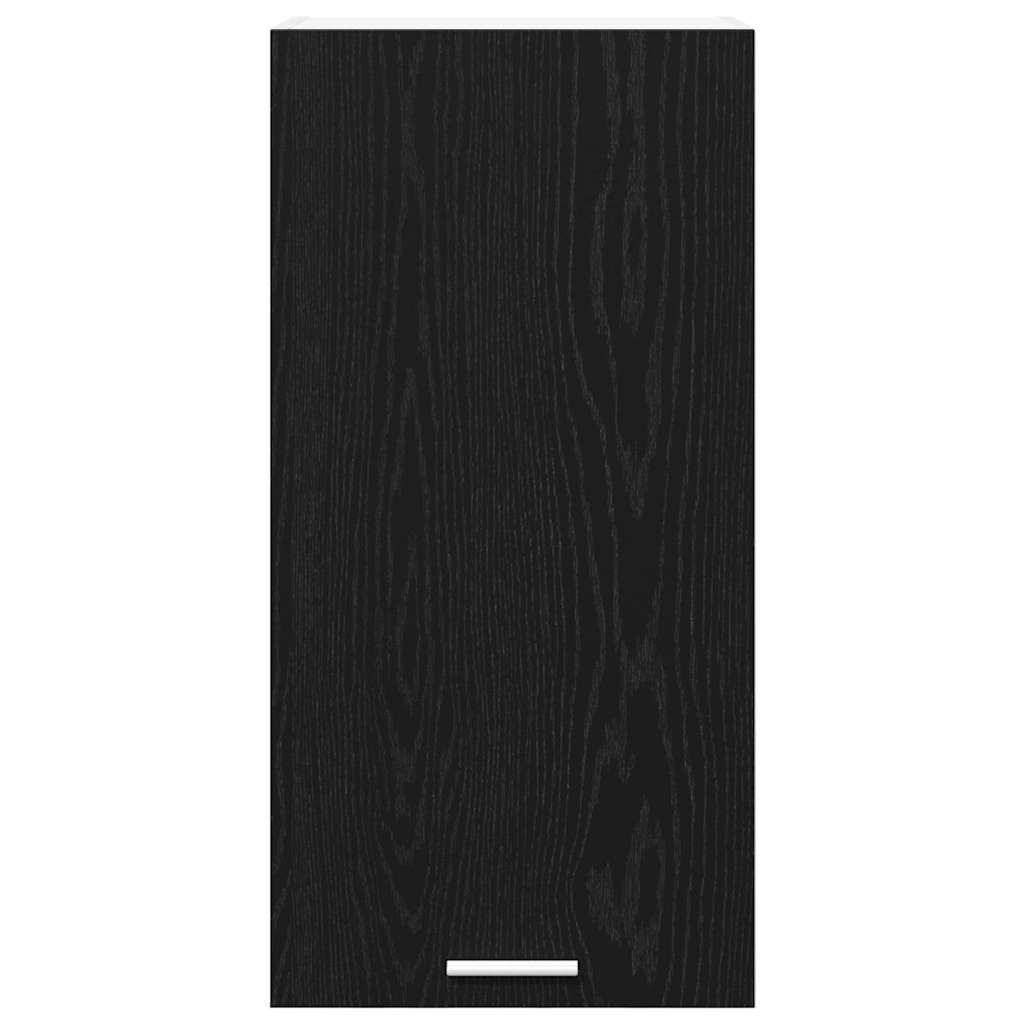 Hängeschrank Schwarze Eiche und Weiß 40 x 31 x 80 cm