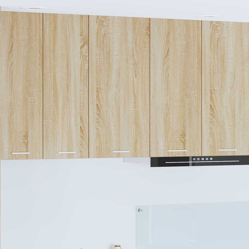 Hängeschrank Sonoma-Eiche und Weiß 40 x 31 x 80 cm
