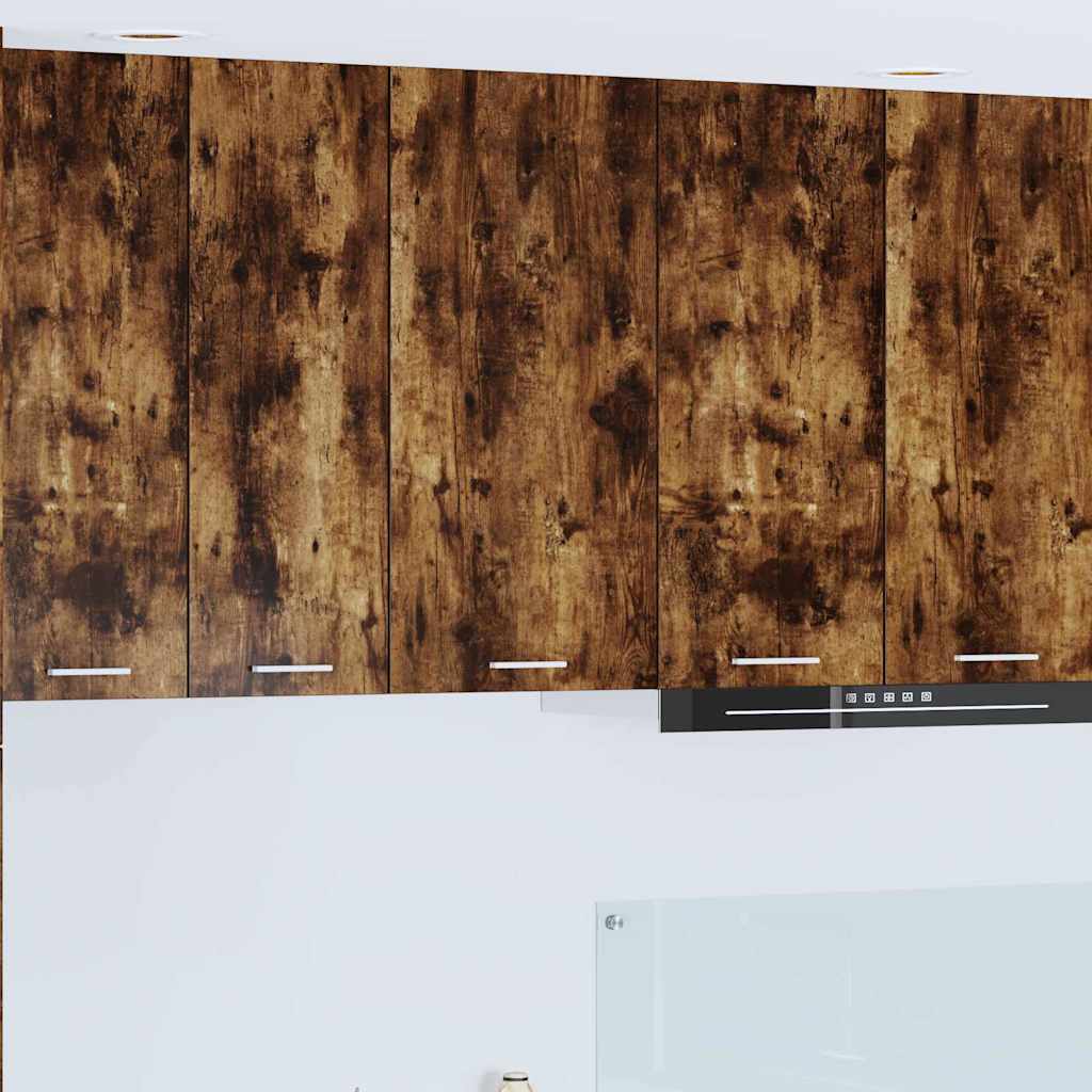 Hängeschrank Geräucherte Eiche und Weiß 40 x 31 x 80 cm