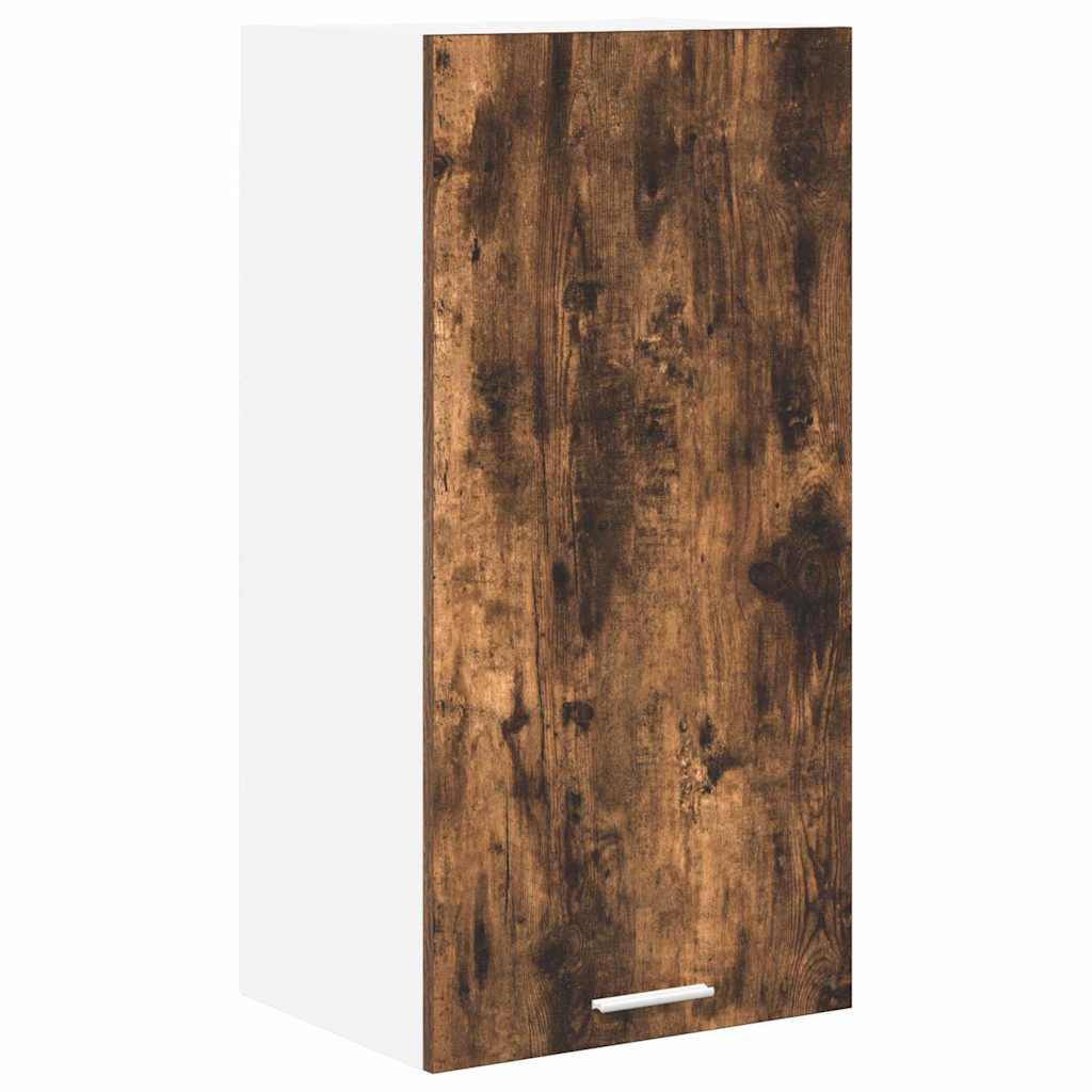 Hängeschrank Geräucherte Eiche und Weiß 40 x 31 x 80 cm