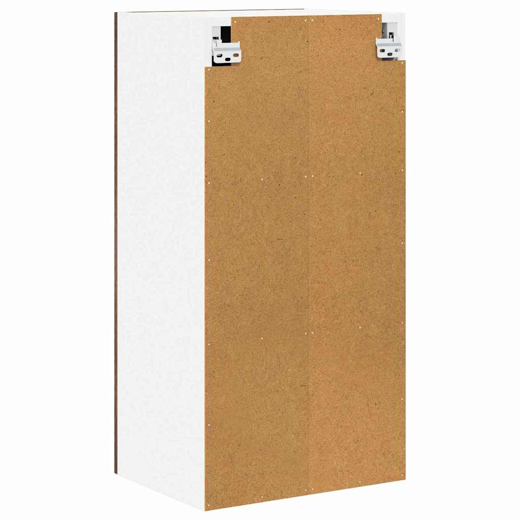Hängeschrank Geräucherte Eiche und Weiß 40 x 31 x 80 cm