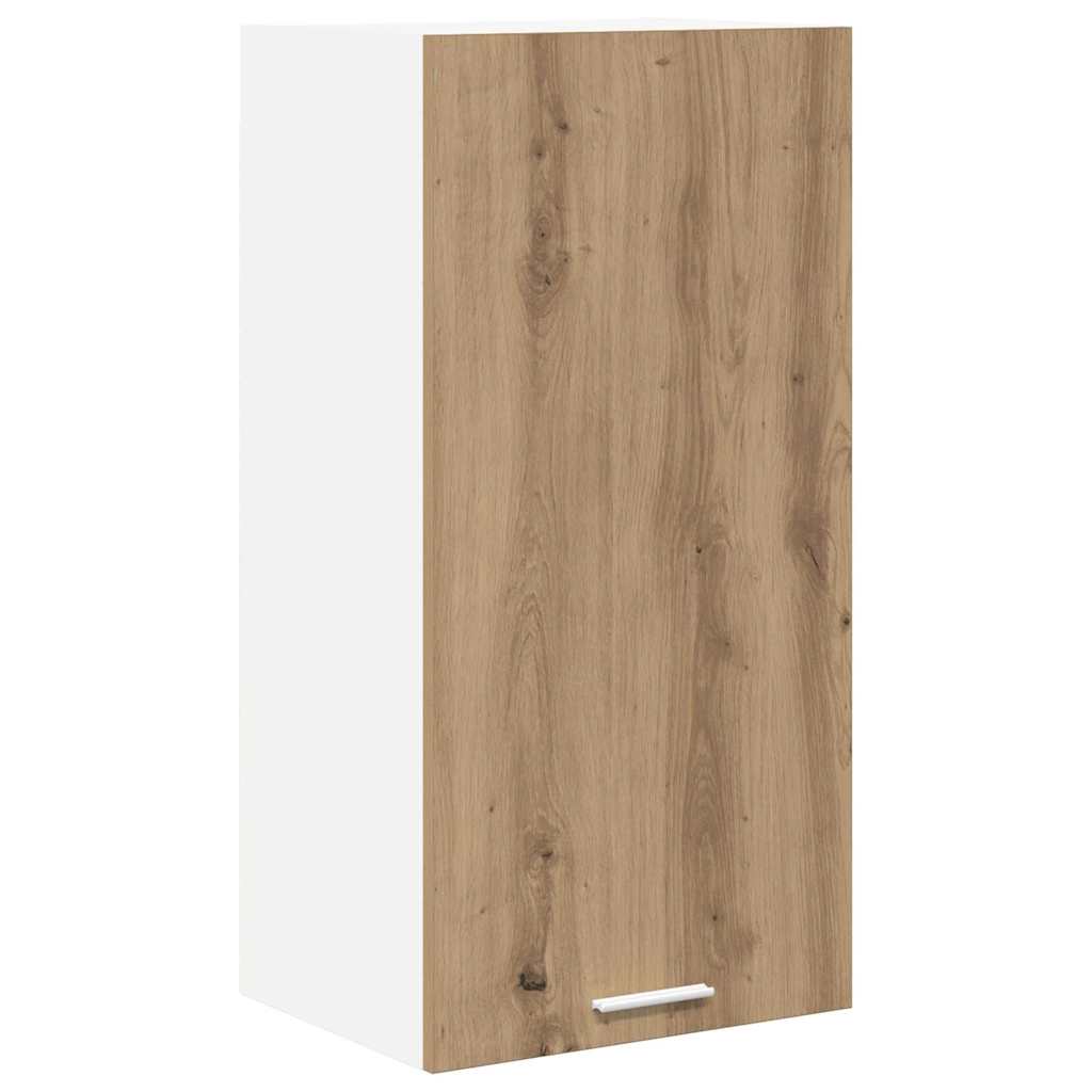 Hängeschrank Artisan-Eiche und Weiß 40 x 31 x 80 cm