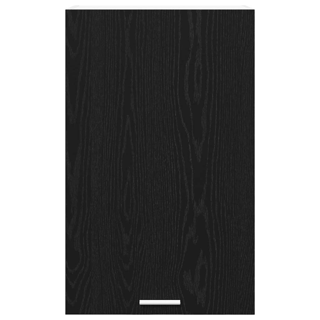Hängeschrank Schwarze Eiche und Weiß 50 x 31 x 80 cm