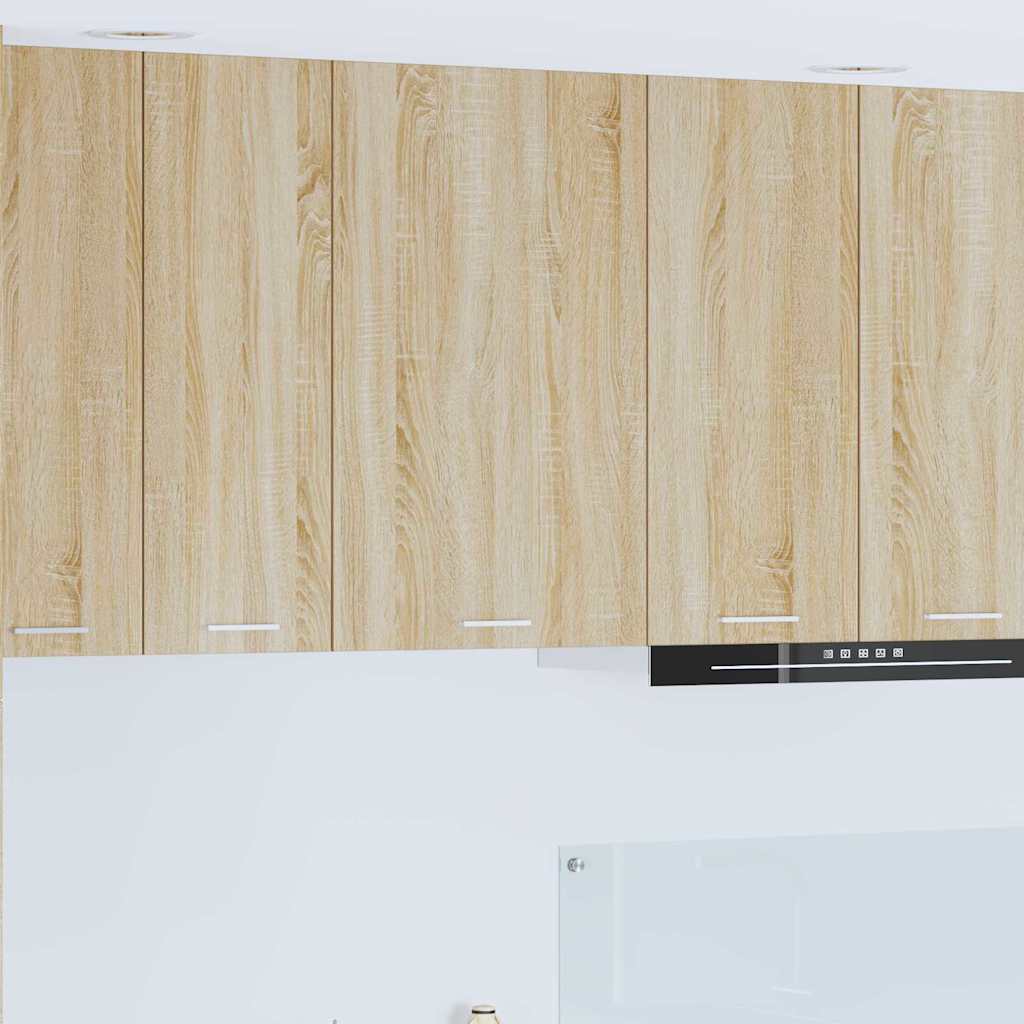 Hängeschrank Sonoma-Eiche und Weiß 50 x 31 x 80 cm