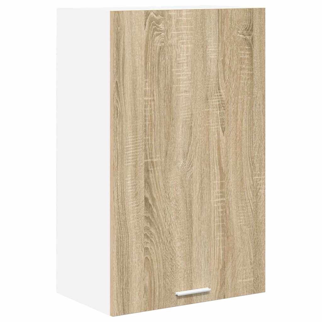 Hängeschrank Sonoma-Eiche und Weiß 50 x 31 x 80 cm