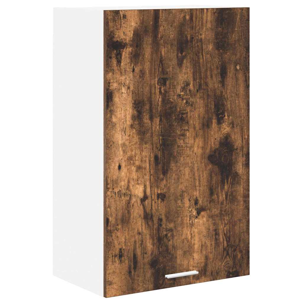 Hängeschrank Geräucherte Eiche und Weiß 50 x 31 x 80 cm