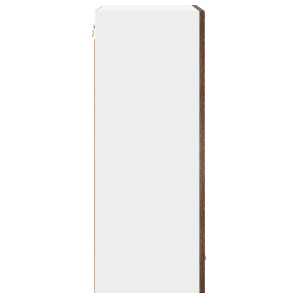 Hängeschrank Geräucherte Eiche und Weiß 50 x 31 x 80 cm
