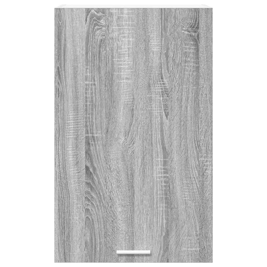 Hängeschrank Grau Sonoma und Weiß 50 x 31 x 80 cm Holzwerkstoff