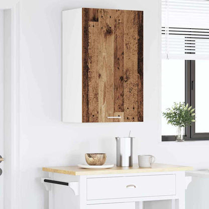 Hängeschrank Altes Holz und Weiß 50 x 31 x 80 cm Holzwerkstoff