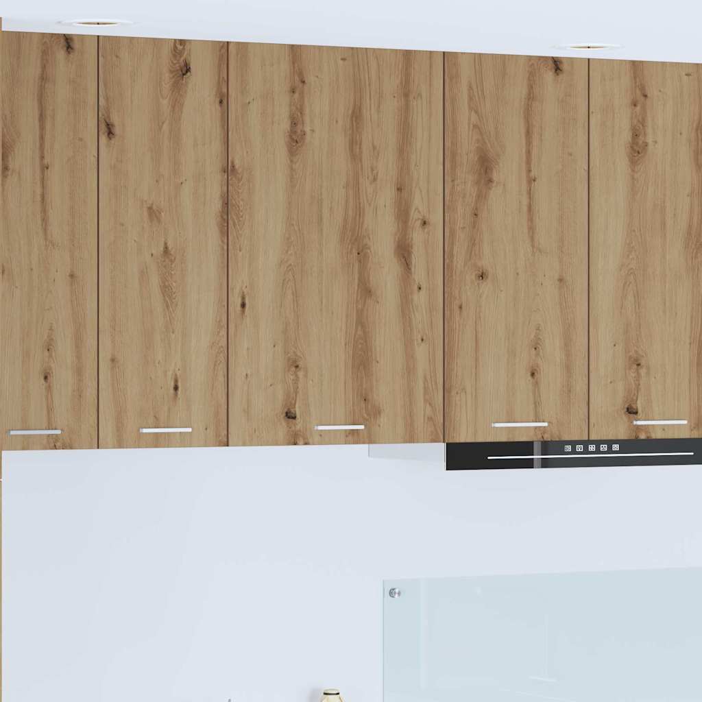 Hängeschrank Artisan-Eiche und Weiß 50 x 31 x 80 cm