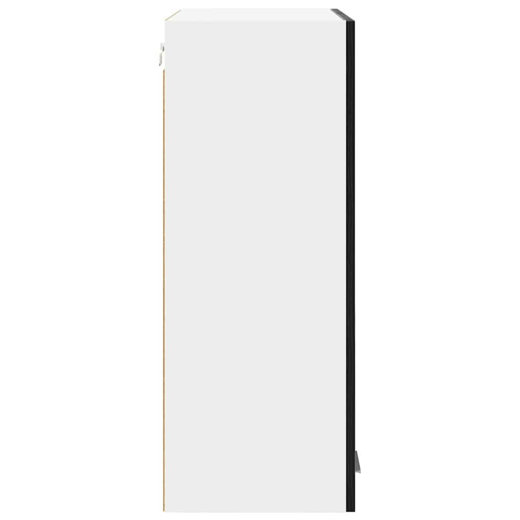 Hängeschrank Schwarz Eichen-Optik 60 x 31 x 80 cm Holzwerkstoff