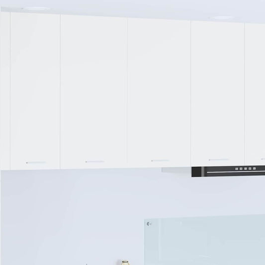 Hängeschrank mit Regal Riga Weiß 80 x 31 x 80 cm Holzwerkstoff