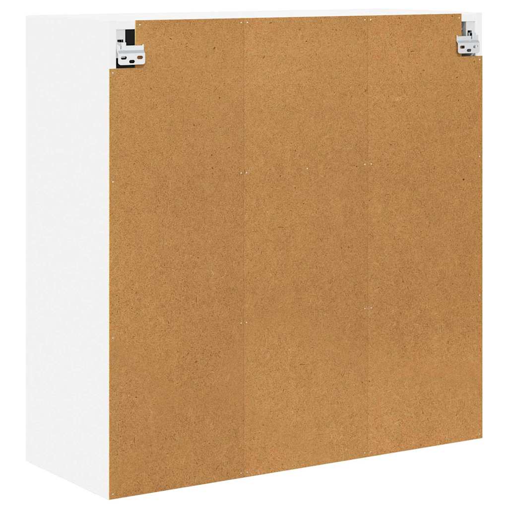 Hängeschrank mit Regal Riga Weiß 80 x 31 x 80 cm Holzwerkstoff