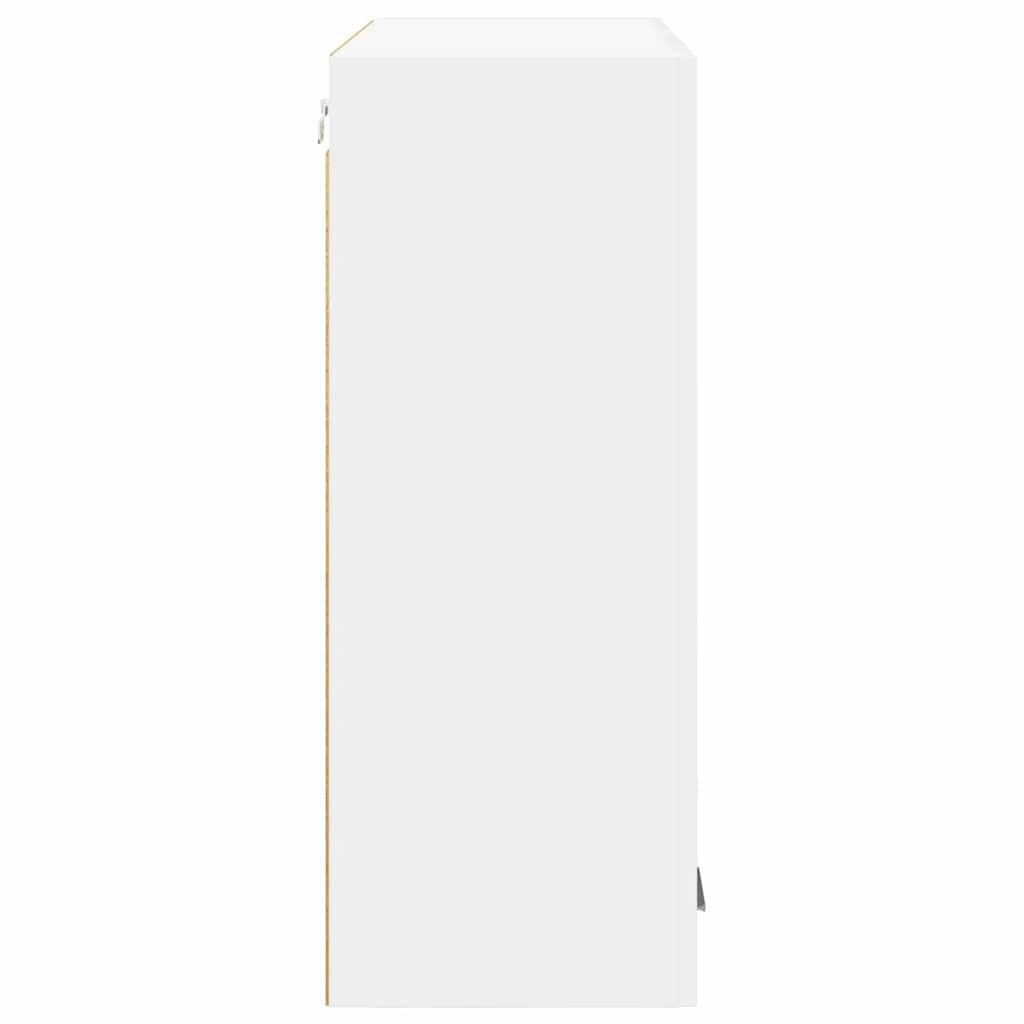 Hängeschrank mit Regal Riga Weiß 80 x 31 x 80 cm Holzwerkstoff