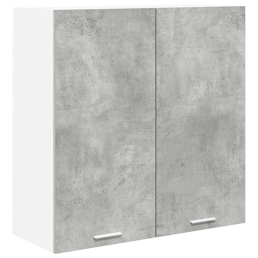 Hängeschrank Betongrau 80 x 31 x 80 cm Holzwerkstoff