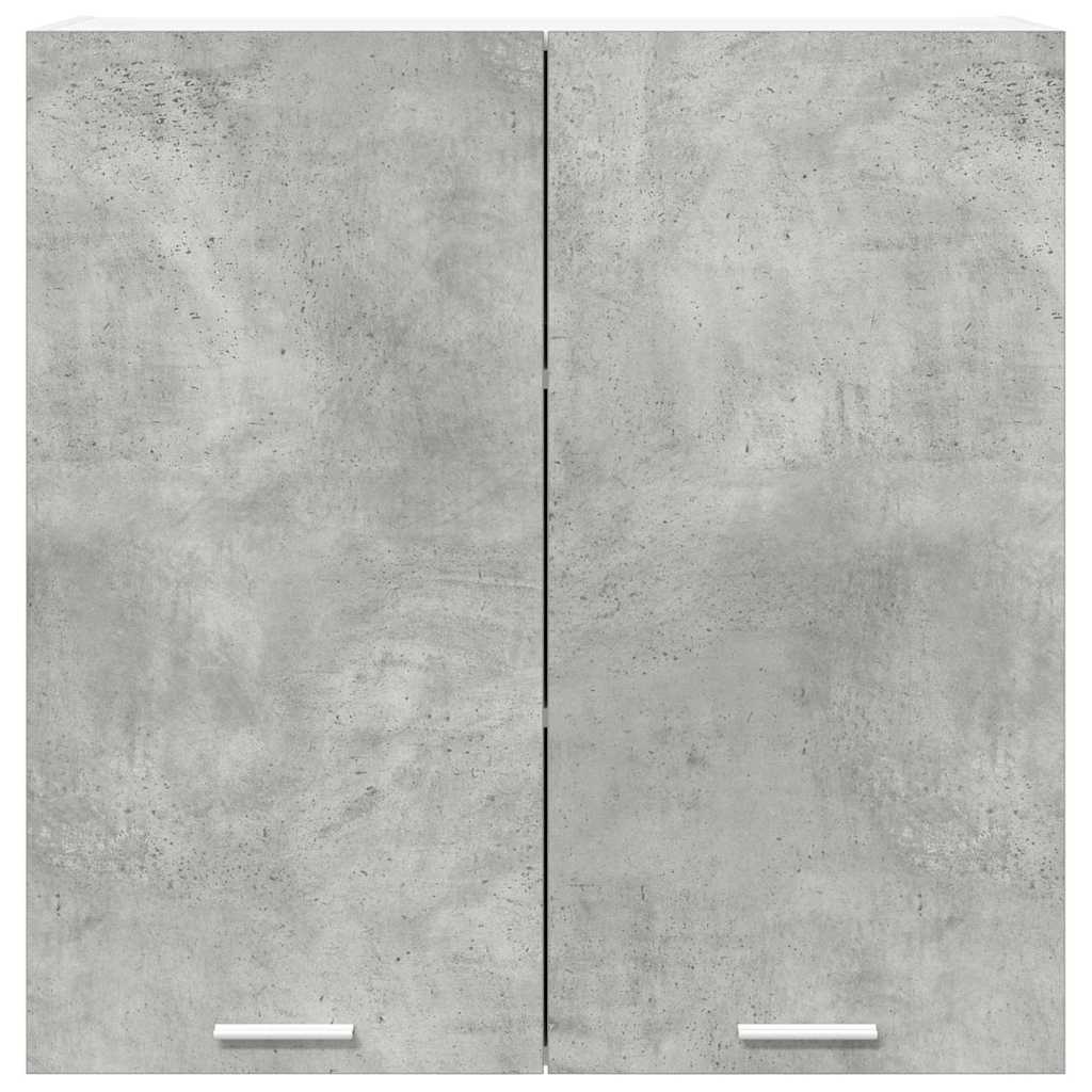 Hängeschrank Betongrau 80 x 31 x 80 cm Holzwerkstoff