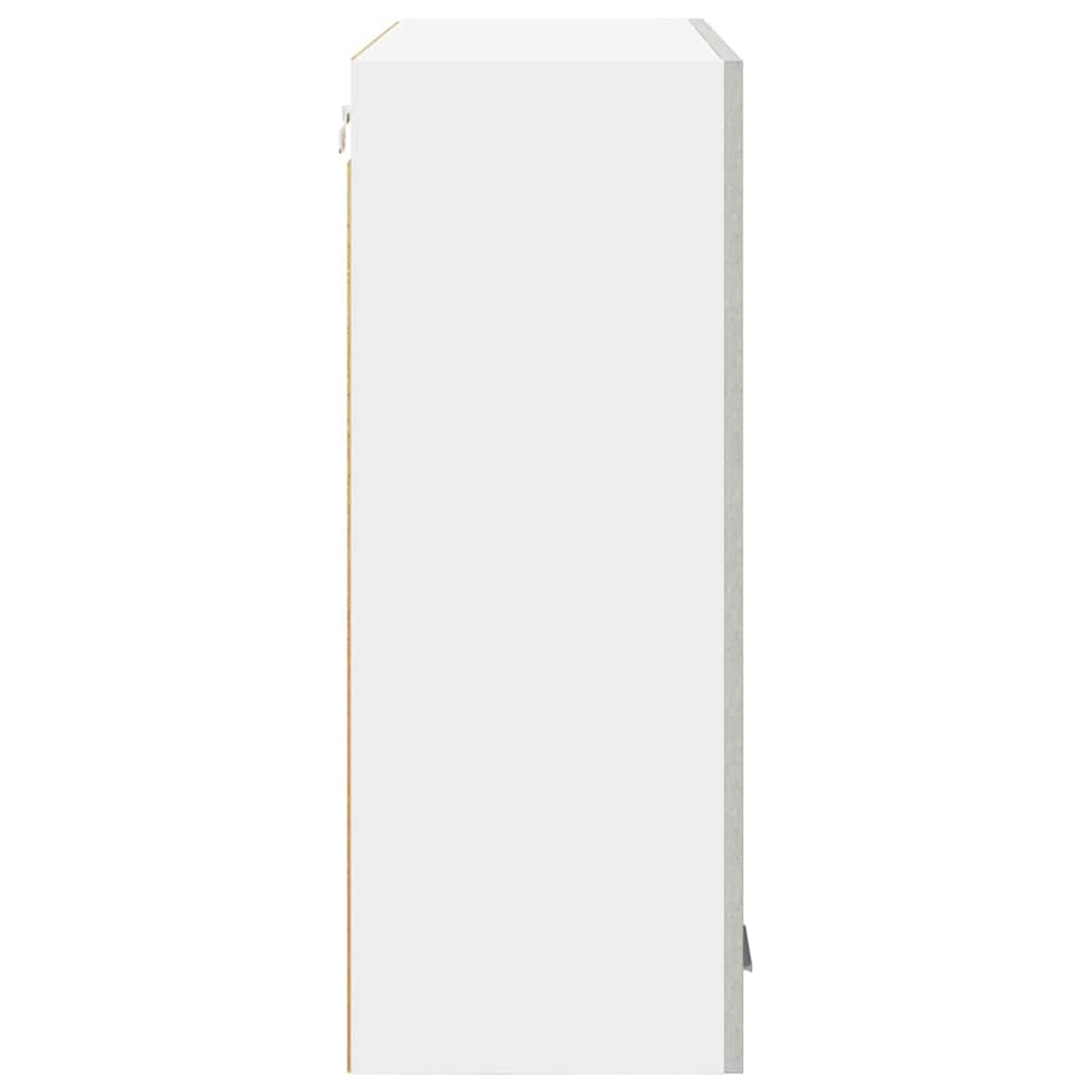 Hängeschrank Betongrau 80 x 31 x 80 cm Holzwerkstoff