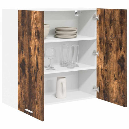 Hängeschrank Räuchereiche 80 x 31 x 80 cm Holzwerkstoff