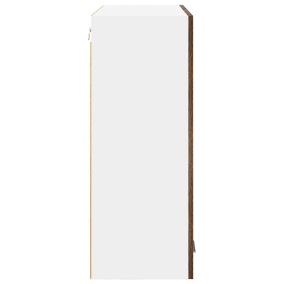 Hängeschrank Räuchereiche 80 x 31 x 80 cm Holzwerkstoff