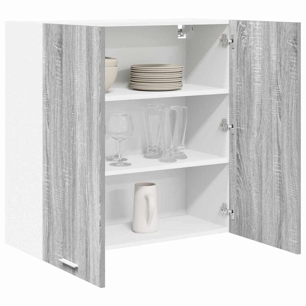 Hängeschrank Sonoma-Grau 80 x 31 x 80 cm Holzwerkstoff