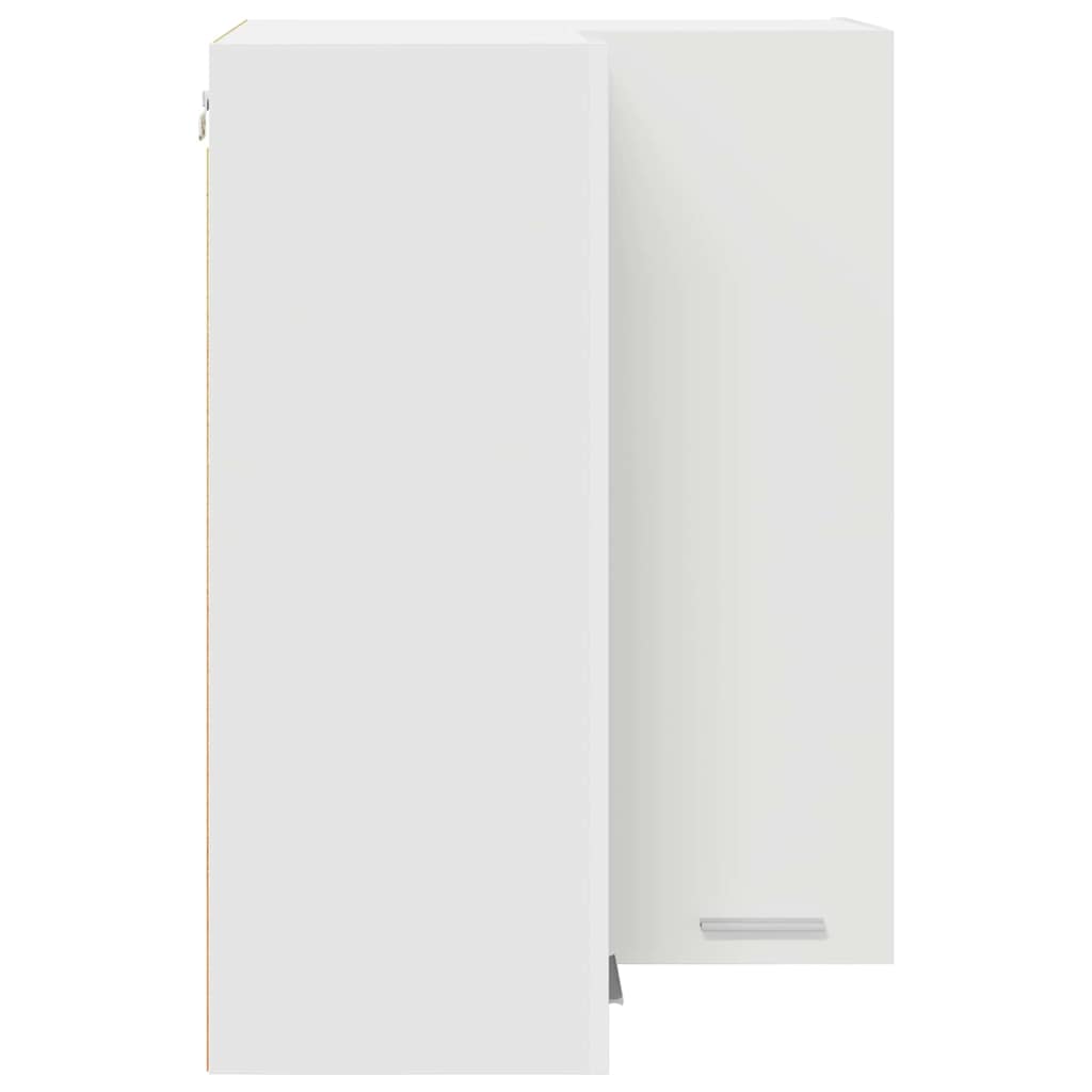 Hängeschrank mit Regal Riga Weiß 57 x 57 x 80 cm Holzwerkstoff