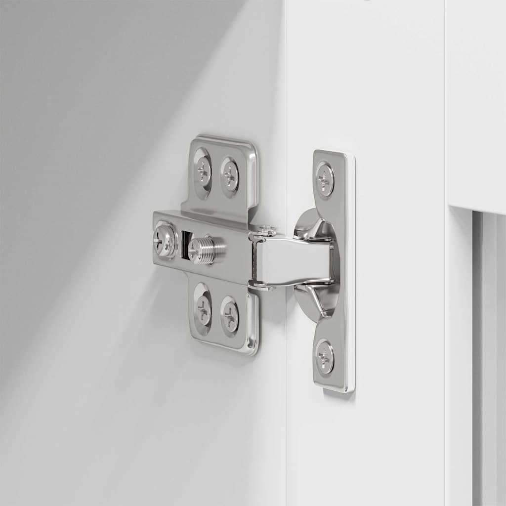 Hängeschrank 2 stk. Weiß Holzwerkstoff