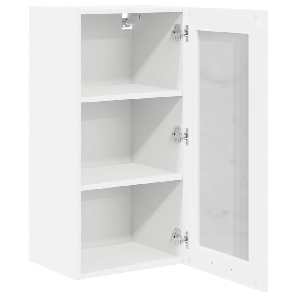 Hängeschrank 2 stk. Weiß Holzwerkstoff