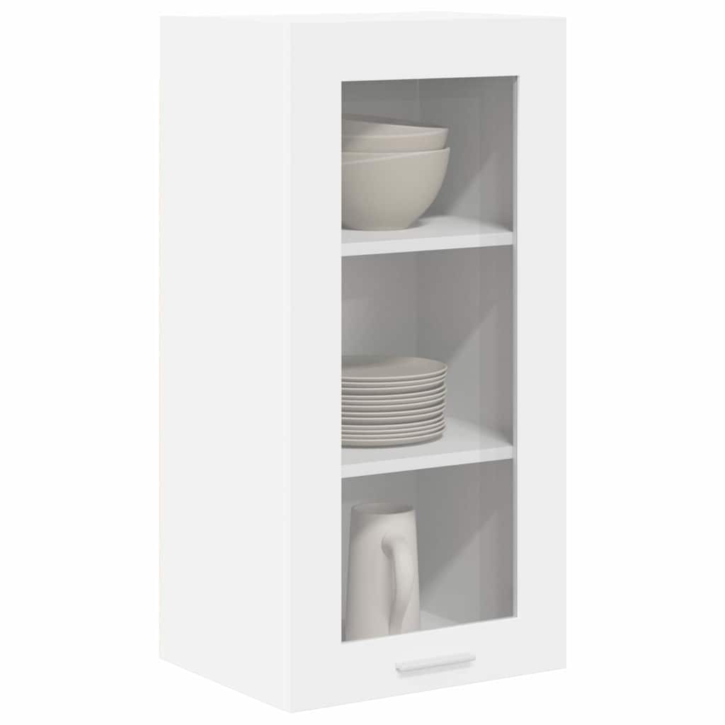 Hängeschrank 2 stk. Weiß Holzwerkstoff