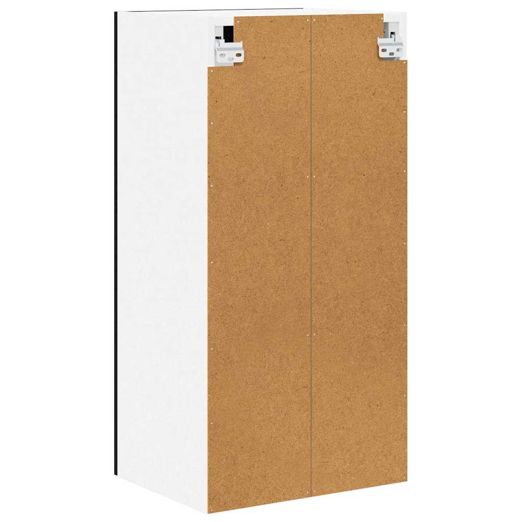 Hängeschrank 2 stk. Schwarz Eichen-Optik Holzwerkstoff