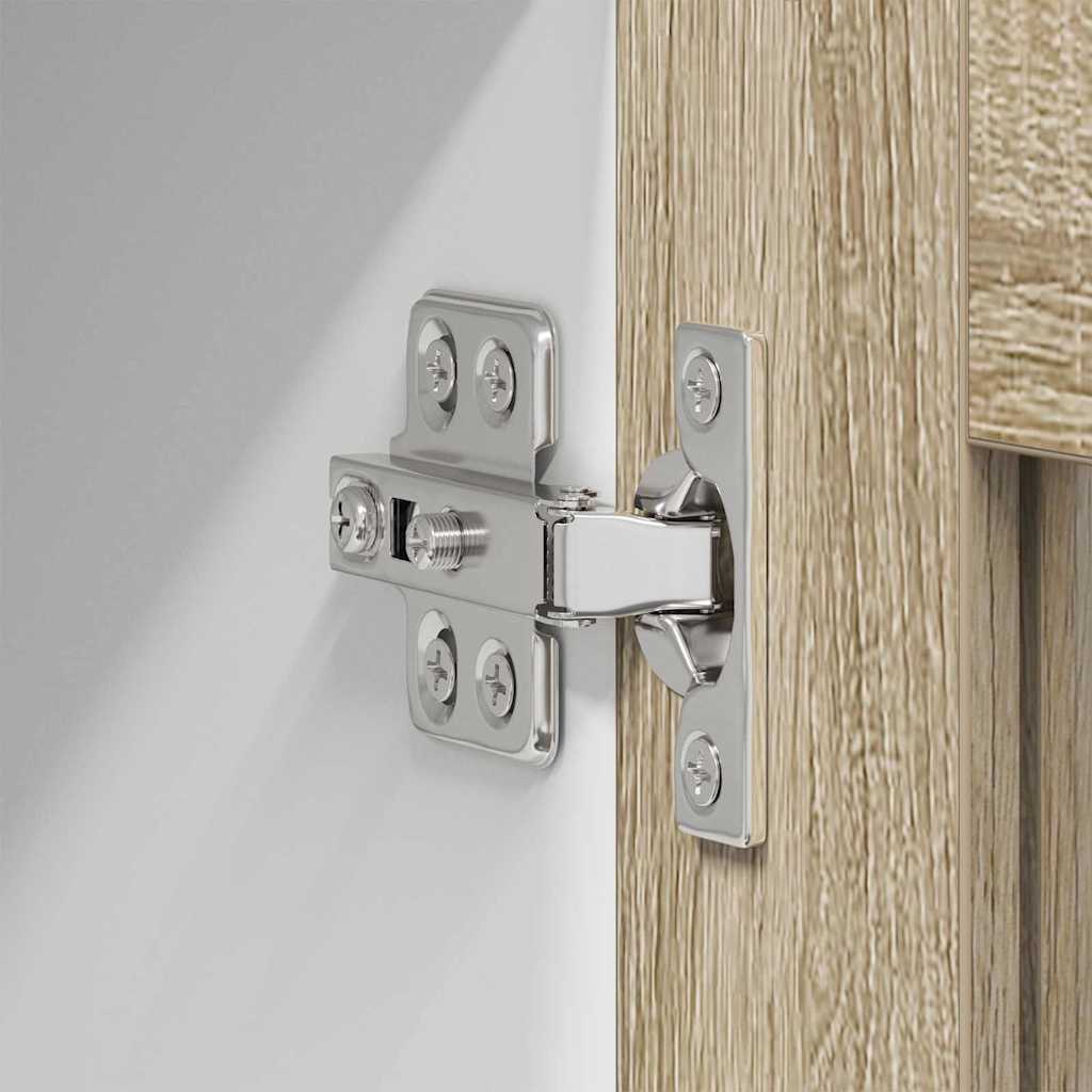 Hängeschrank mit Regal Riga 2 pcs Sonoma-Eiche 40 x 31 x 80 cm