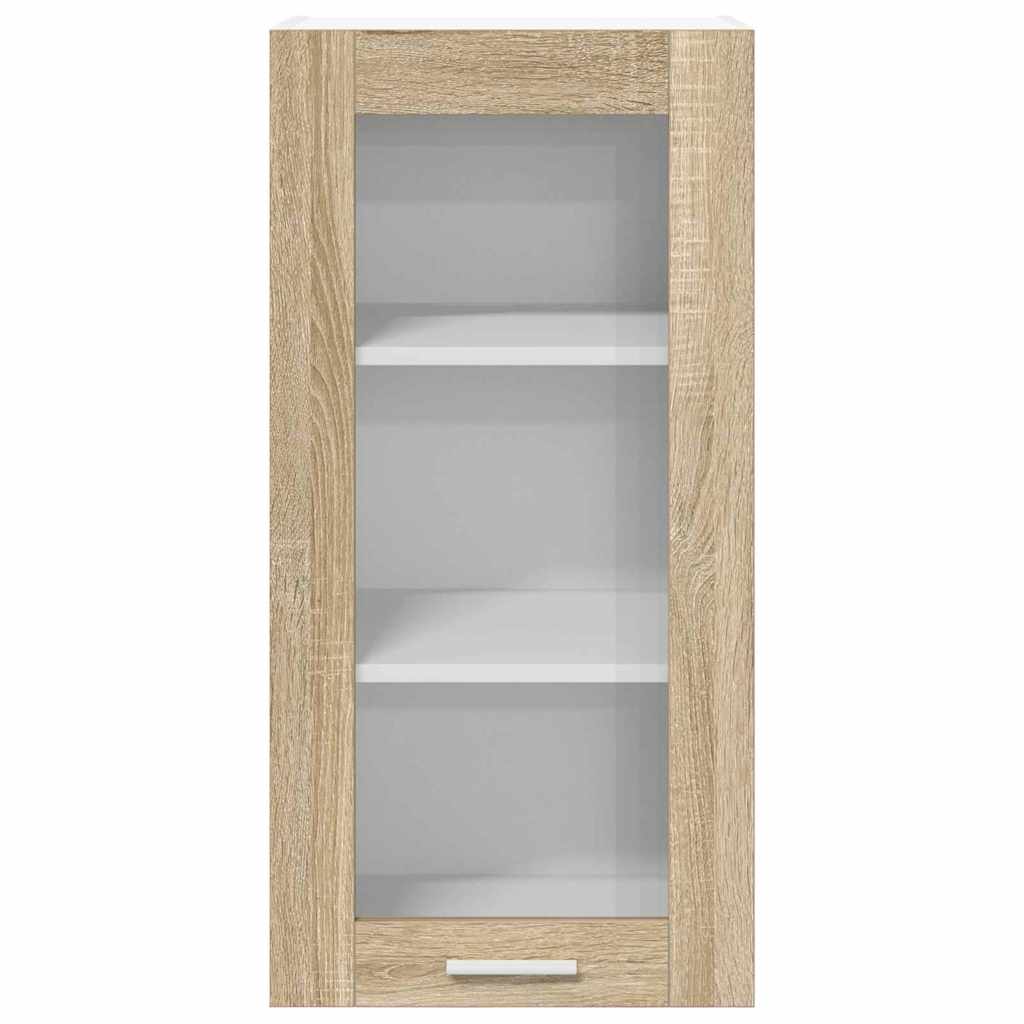 Hängeschrank mit Regal Riga 2 pcs Sonoma-Eiche 40 x 31 x 80 cm