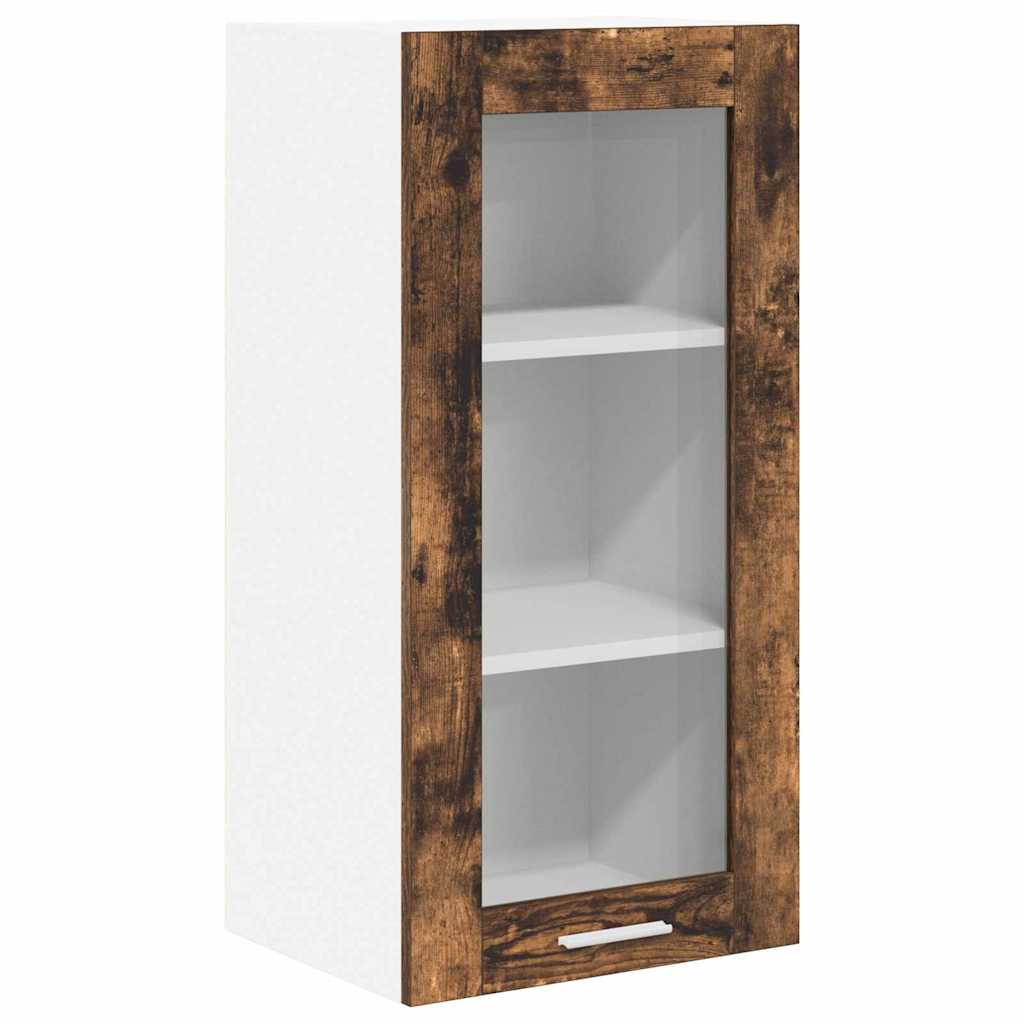 Hängeschrank mit Regal Riga Geräucherte Eiche 40 x 31 x 80 cm
