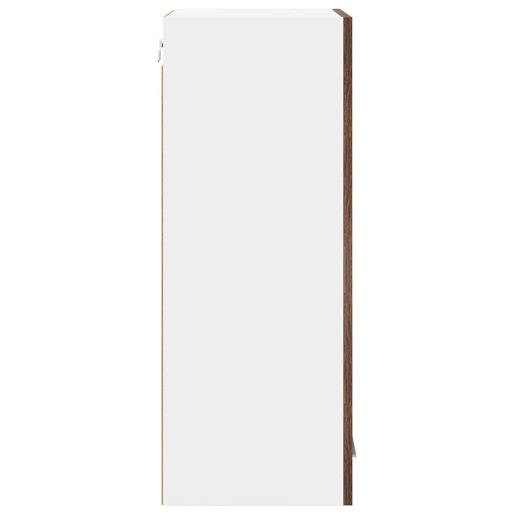 Hängeschrank mit Regal Riga Geräucherte Eiche 40 x 31 x 80 cm