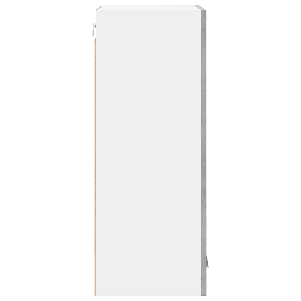 Hängeschrank mit Regal Riga 2 pcs Graues Sonoma 40 x 31 x 80 cm