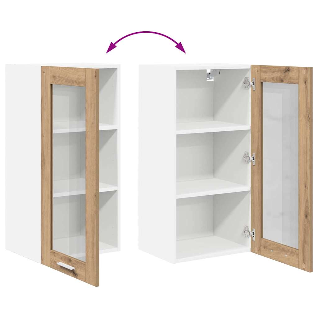 Hängeschrank Artisan-Eiche 40 x 31 x 80 cm Holzwerkstoff