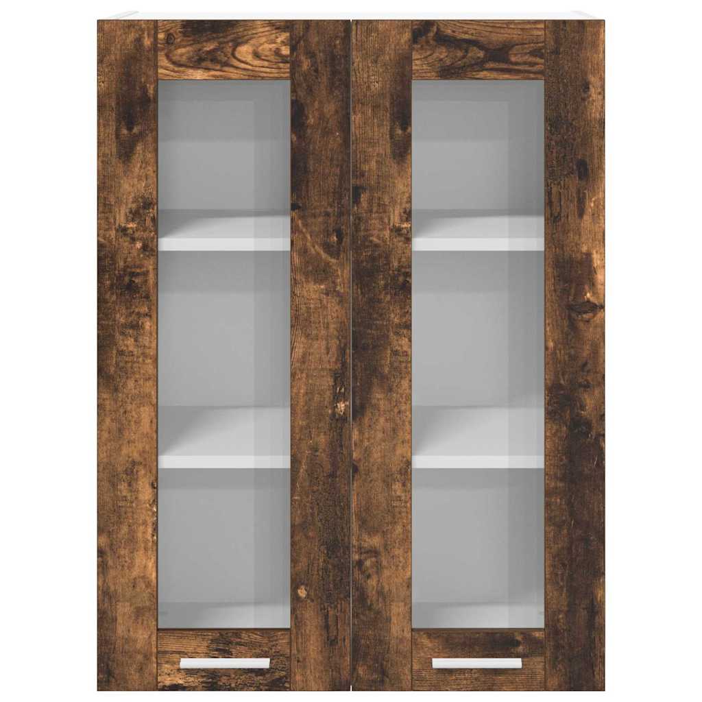 Hängeschrank mit Regal Riga Geräucherte Eiche 60 x 31 x 80 cm