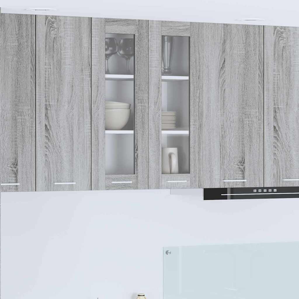 Hängeschrank Sonoma-Grau 60 x 31 x 80 cm Holzwerkstoff