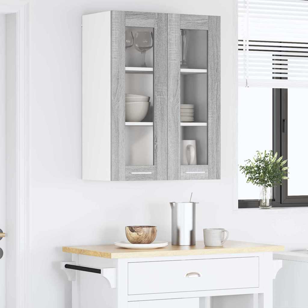 Hängeschrank Sonoma-Grau 60 x 31 x 80 cm Holzwerkstoff