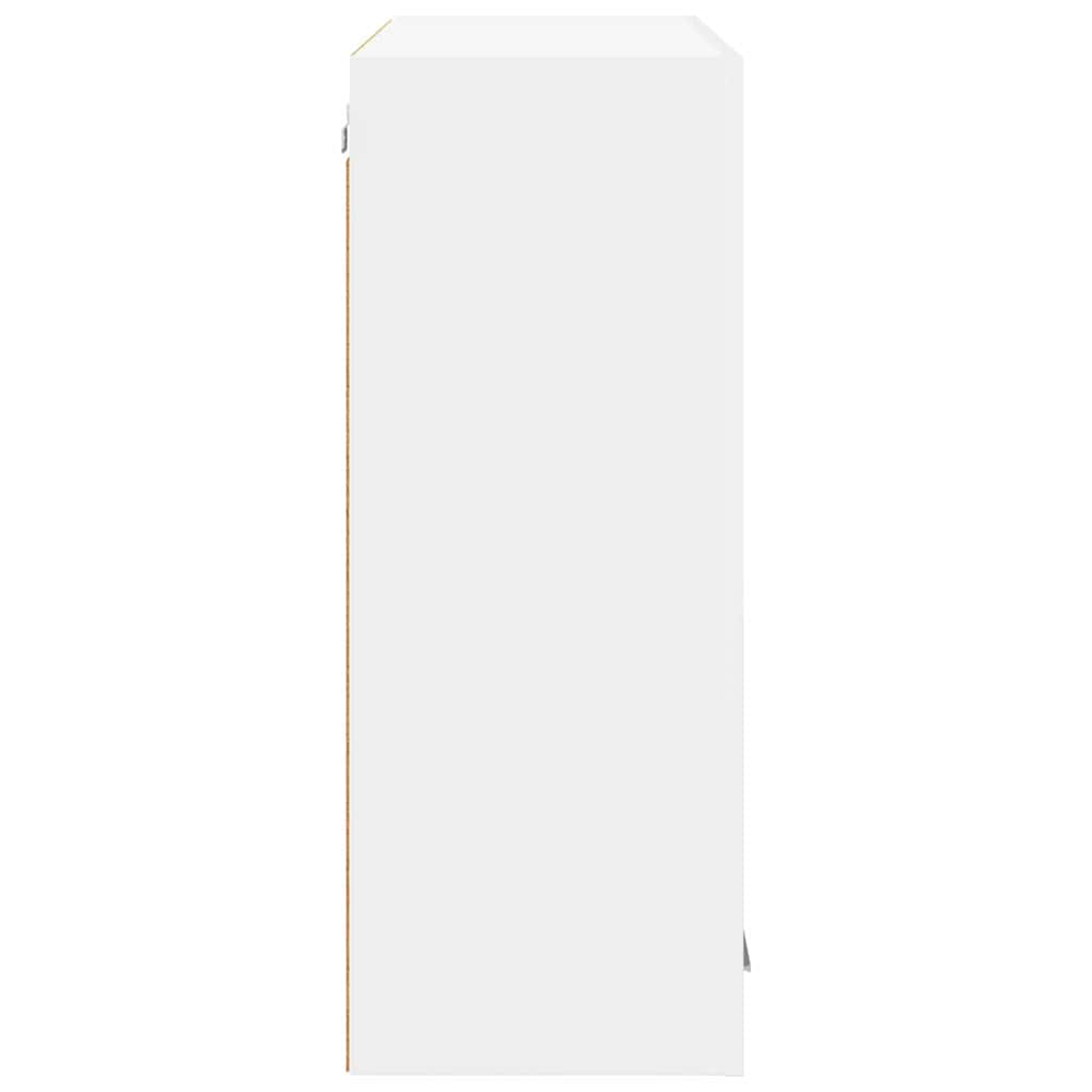 Hängeschrank mit Regal Riga Weiß 80 x 31 x 80 cm Holzwerkstoff