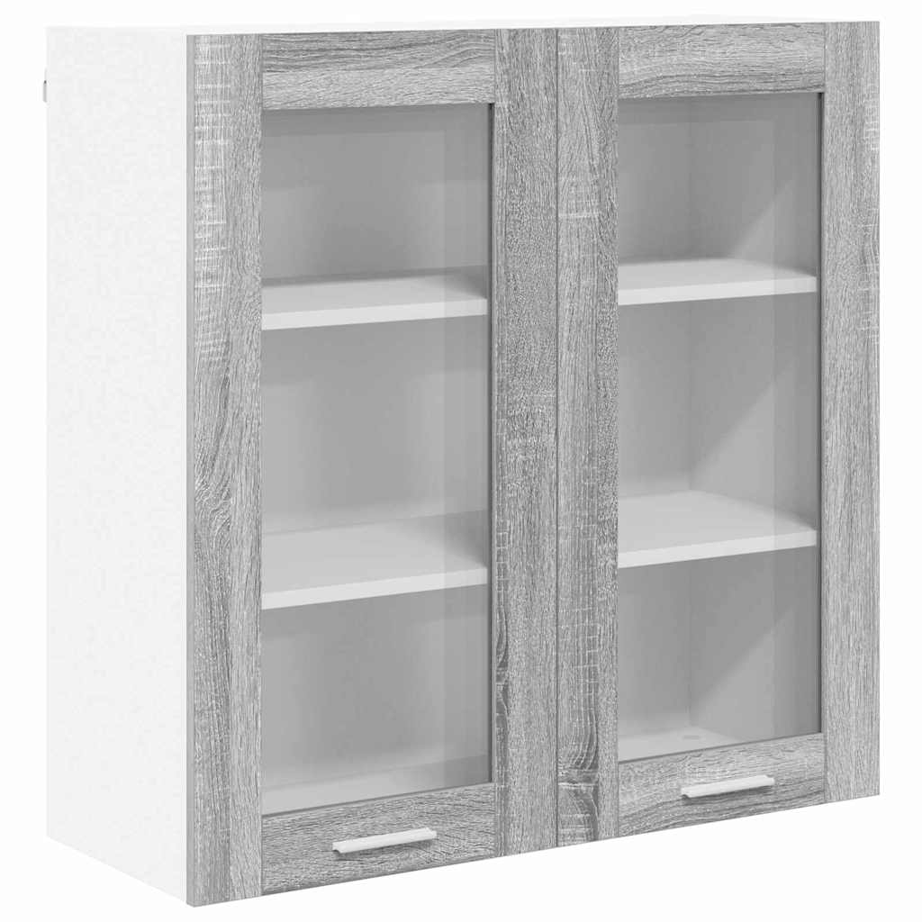 Hängeschrank Sonoma-Grau 80 x 31 x 80 cm Holzwerkstoff