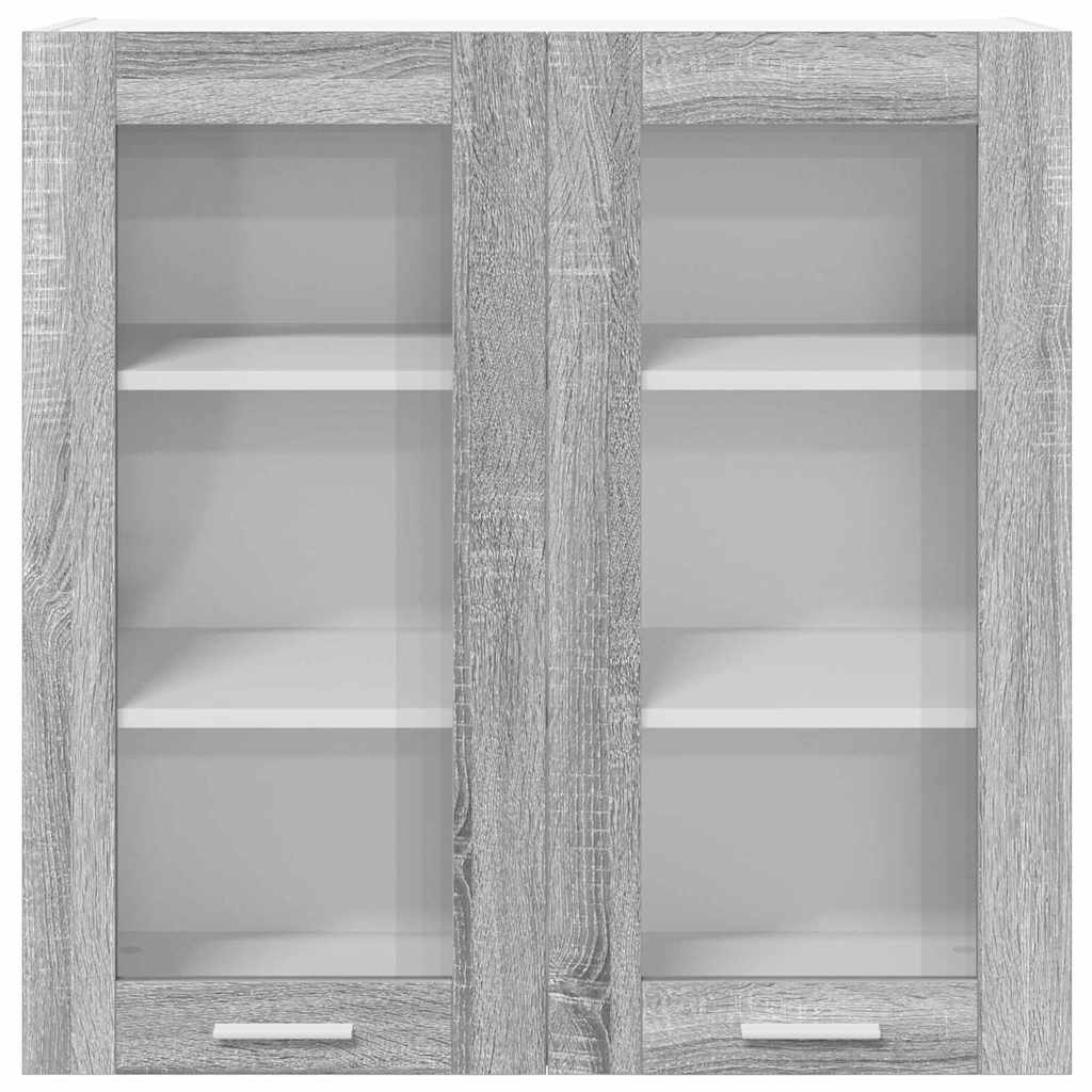 Hängeschrank Sonoma-Grau 80 x 31 x 80 cm Holzwerkstoff