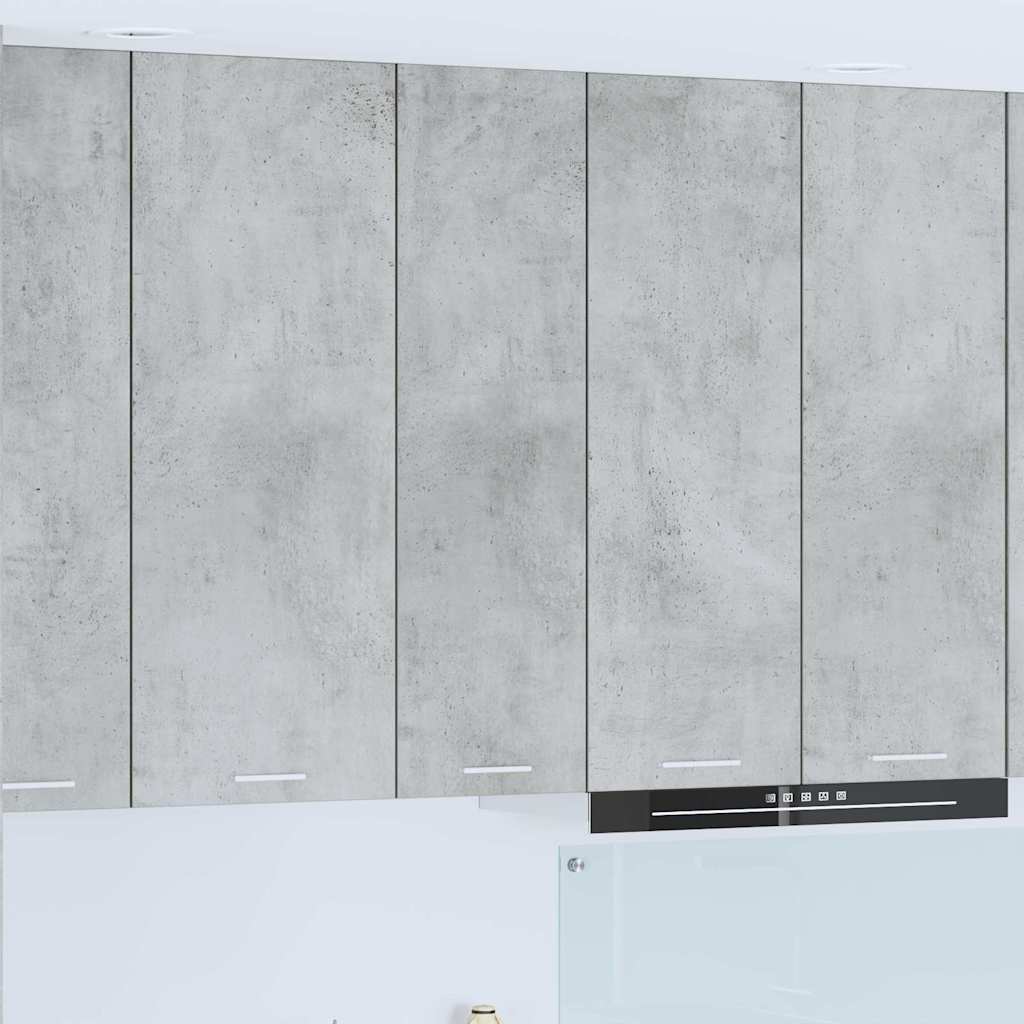 Hängeschrank Betongrau 30 x 31 x 100 cm Holzwerkstoff