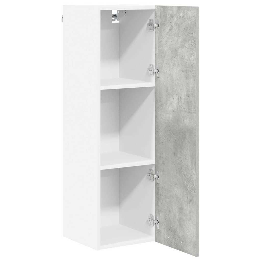 Hängeschrank Betongrau 30 x 31 x 100 cm Holzwerkstoff