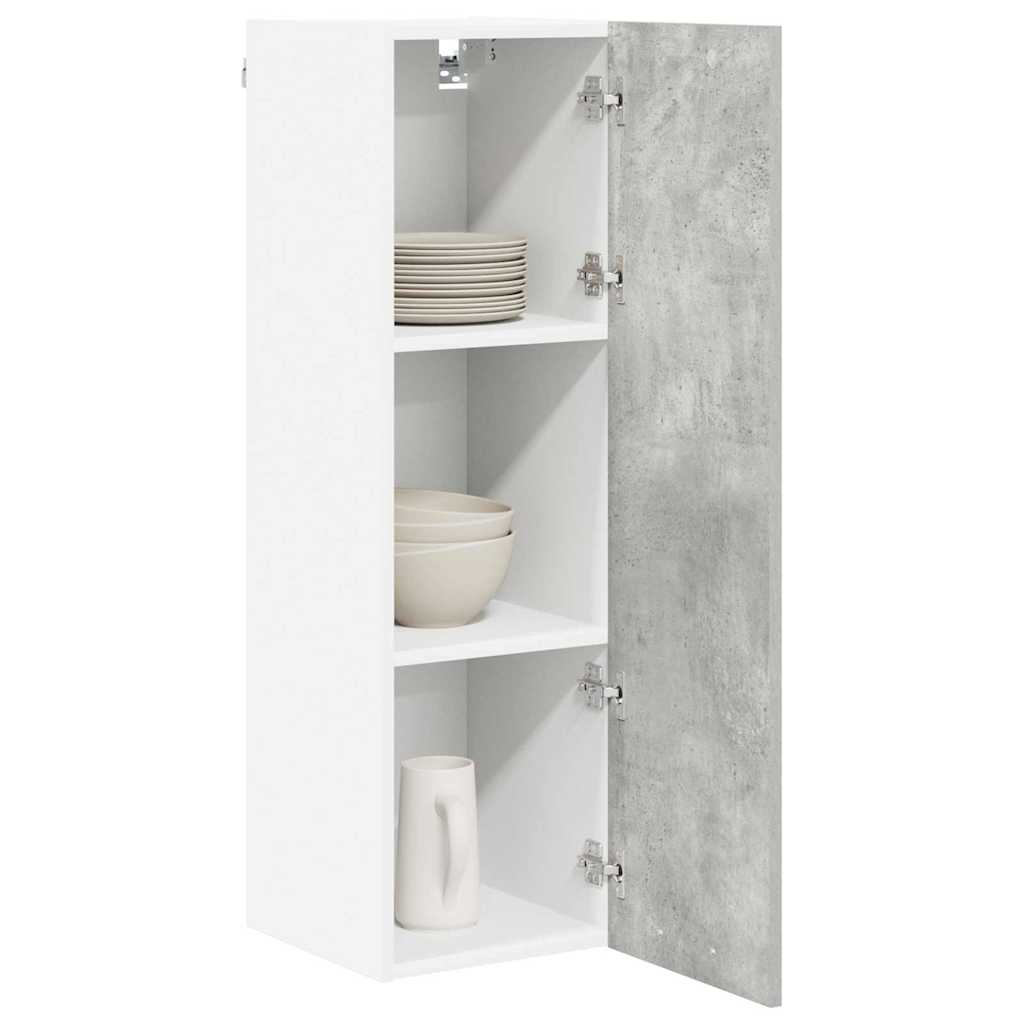 Hängeschrank Betongrau 30 x 31 x 100 cm Holzwerkstoff